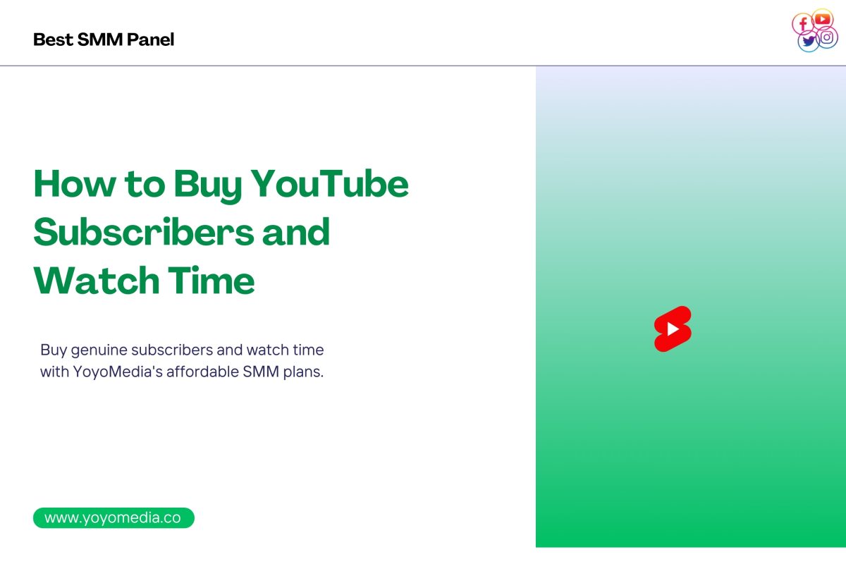 Buy YouTube Subscribers and Watch Time