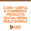 3,000+ Useful E-Commerce Products Social Media Reels Bundle 🛍️📲