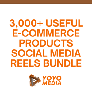 3,000+ Useful E-Commerce Products Social Media Reels Bundle 🛍️📲