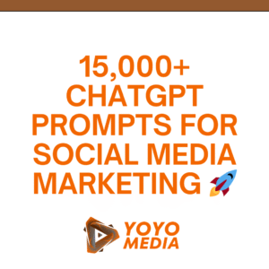 15,000+ ChatGPT Prompts for Social Media Marketing 🚀