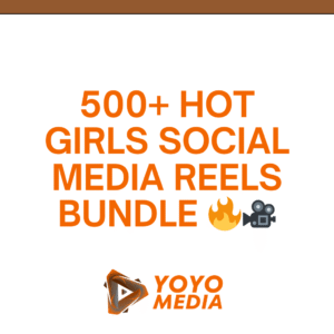 500+ Hot Girls Social Media Reels Bundle 🔥🎥