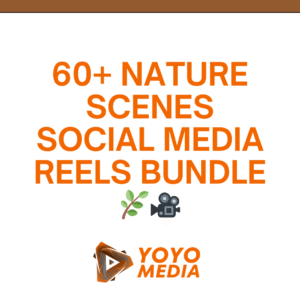 60+ Nature Scenes Social Media Reels Bundle 🌿🎥