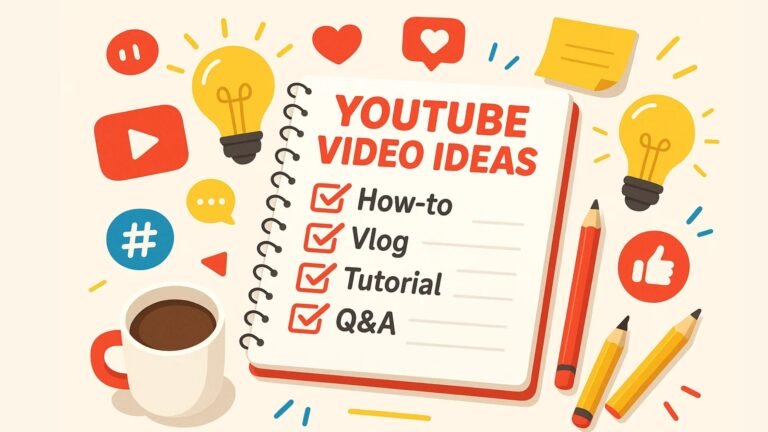 YouTube video ideas
