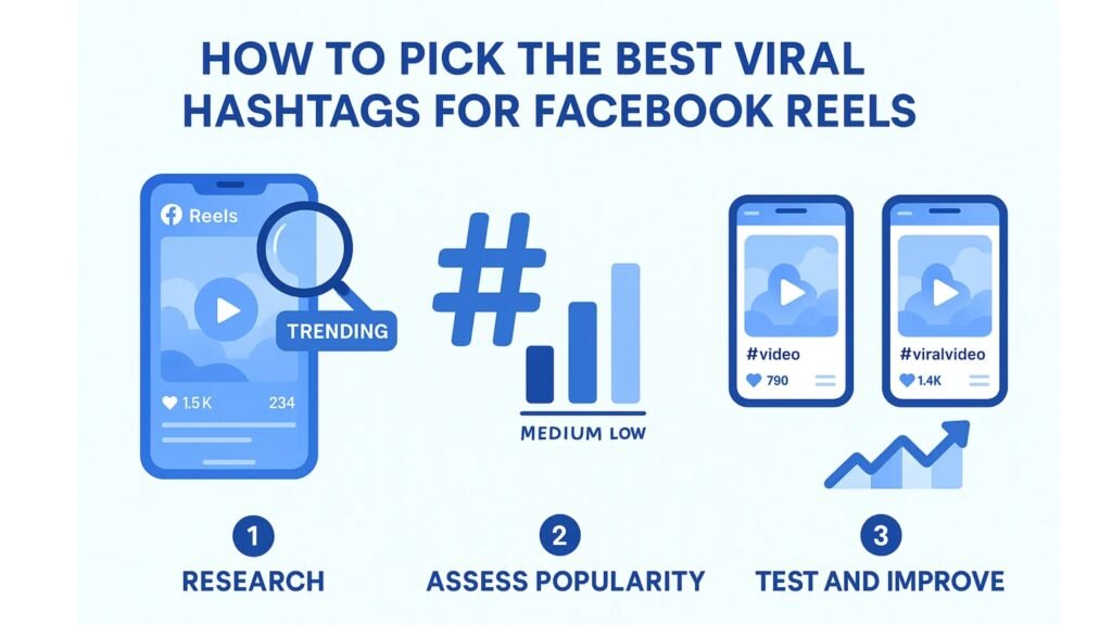 How to Pick the Best Viral Hashtags for Facebook Reels